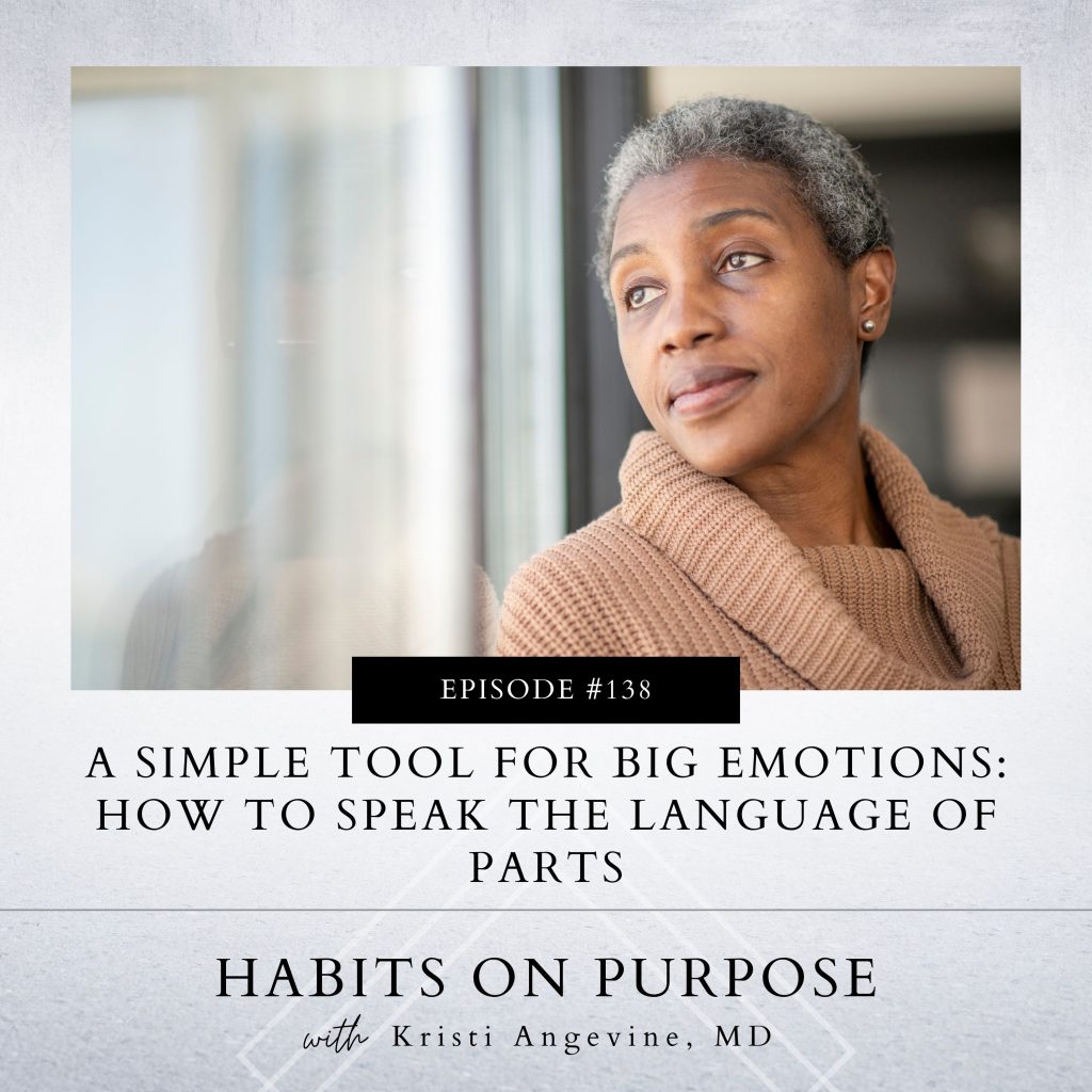 Habits on Purpose with Kristi Angevine | A Simple Tool for Big Emotions: How to Speak the Language of Parts