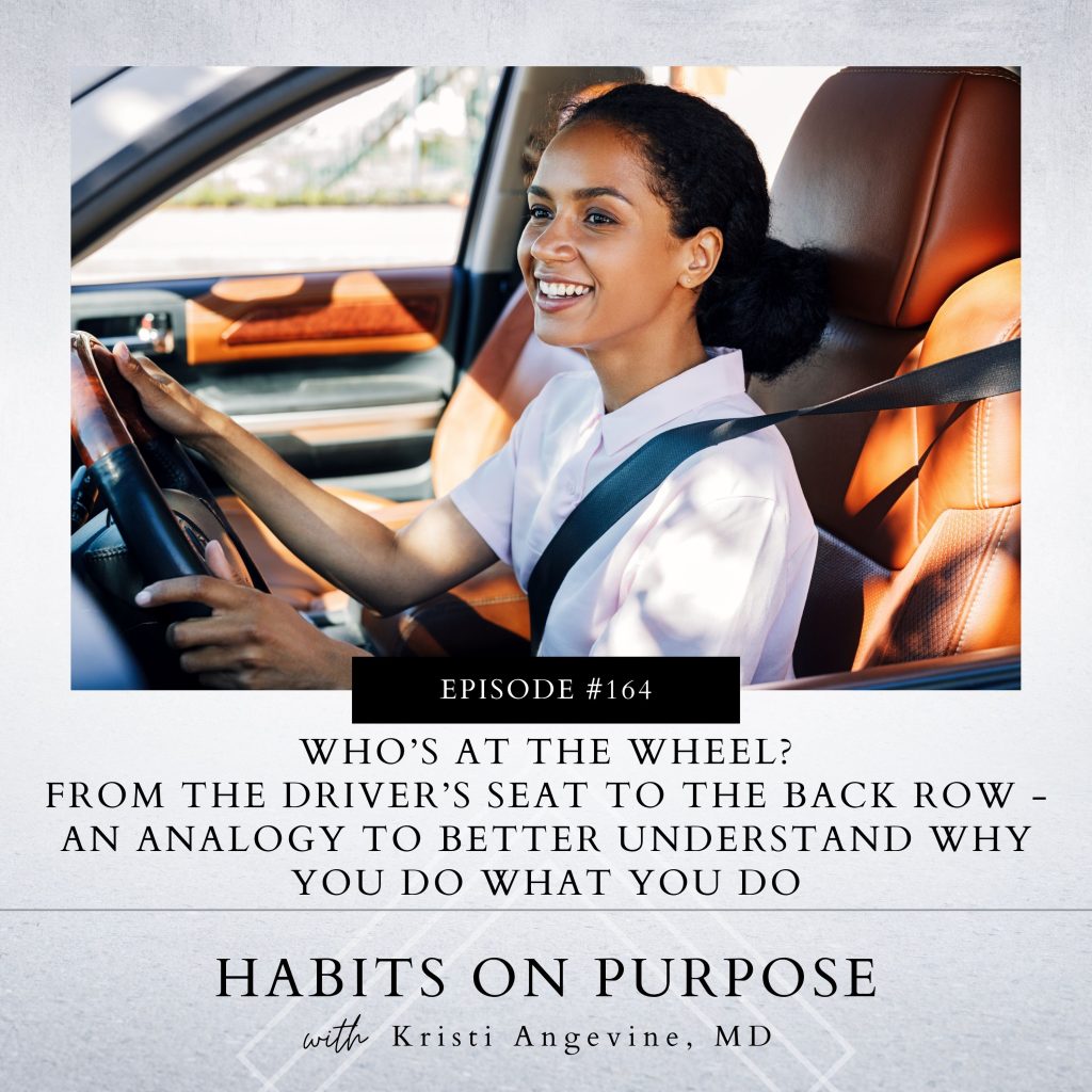 Habits on Purpose with Kristi Angevine | Who’s at the Wheel? From the Driver’s Seat to the Back Row - An Analogy to Better Understand Why You Do What You Do