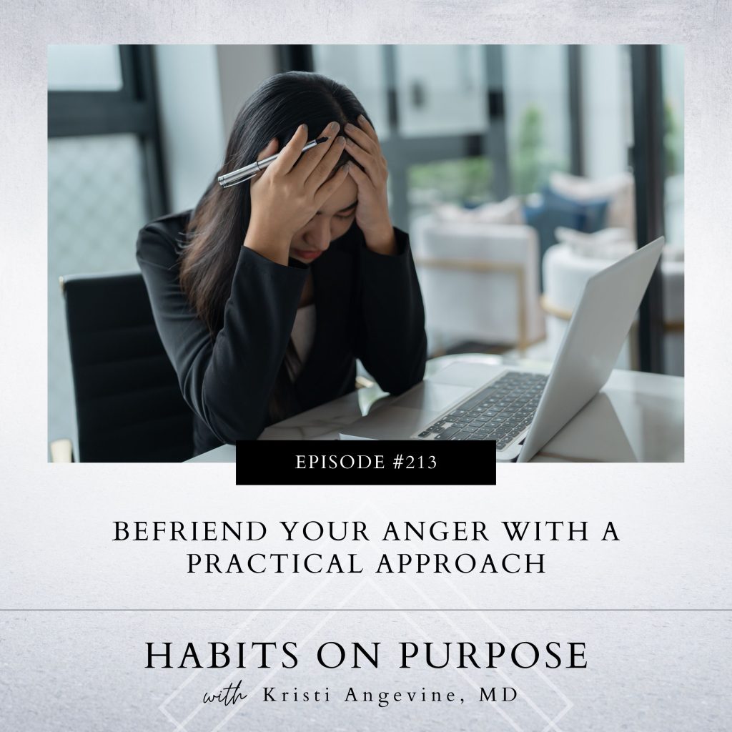 Habits on Purpose with Kristi Angevine | Befriend Your Anger with a Practical Approach